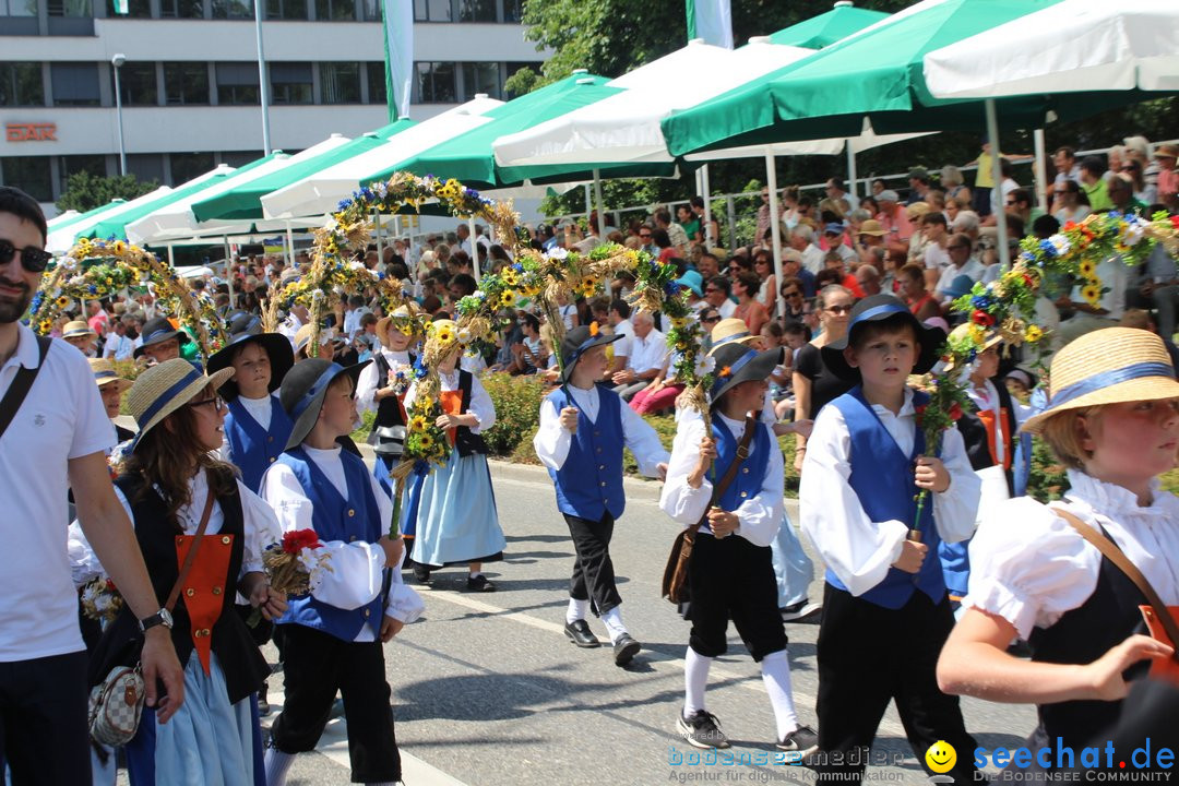 70. Seehasenfest mit Umzug: Friedrichshafen am Bodensee, 15.07.2018