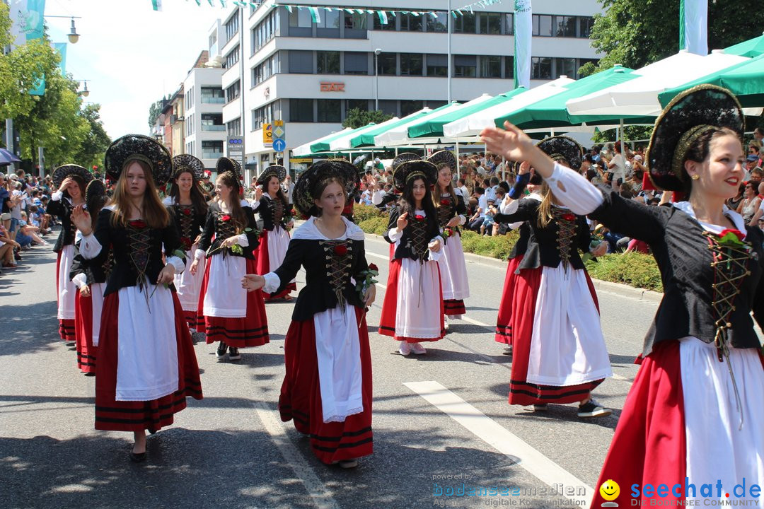 70. Seehasenfest mit Umzug: Friedrichshafen am Bodensee, 15.07.2018