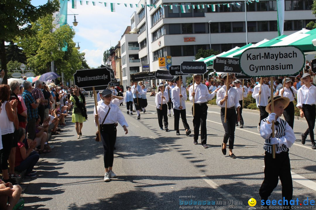 70. Seehasenfest mit Umzug: Friedrichshafen am Bodensee, 15.07.2018