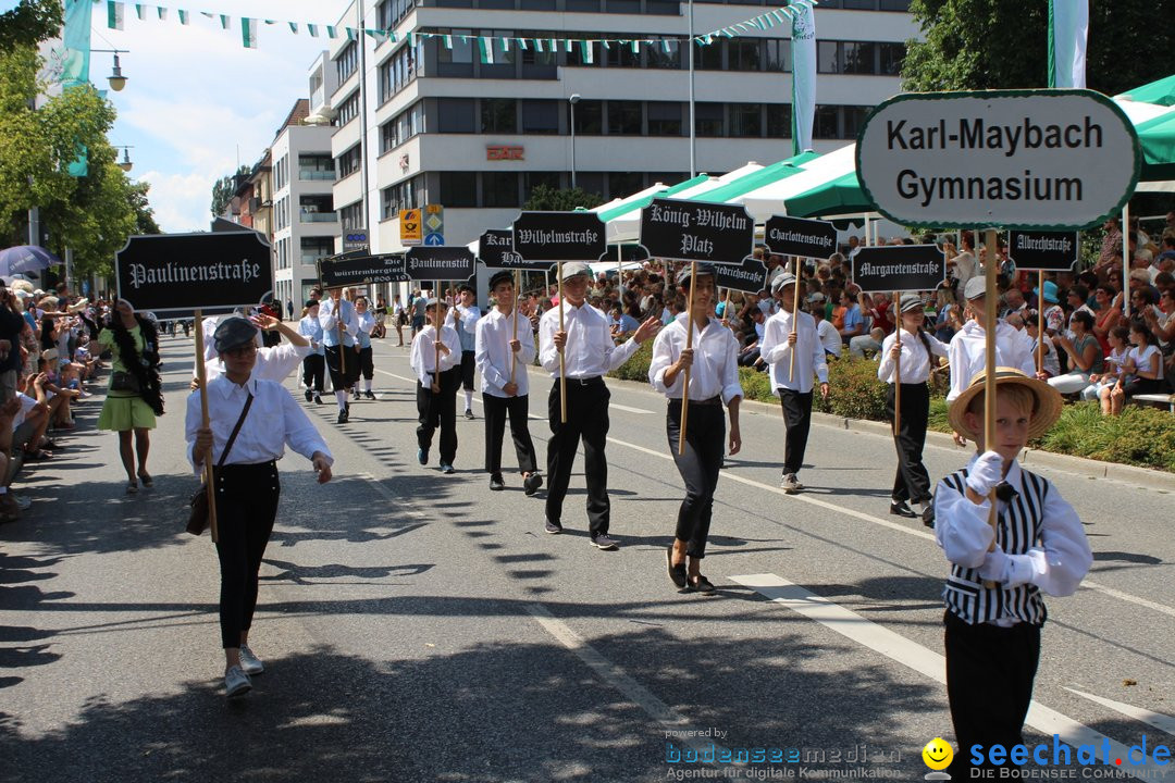 70. Seehasenfest mit Umzug: Friedrichshafen am Bodensee, 15.07.2018