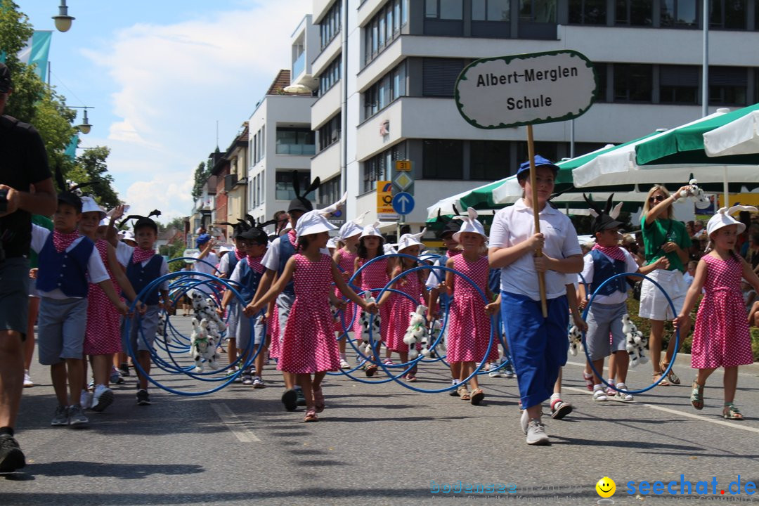 70. Seehasenfest mit Umzug: Friedrichshafen am Bodensee, 15.07.2018