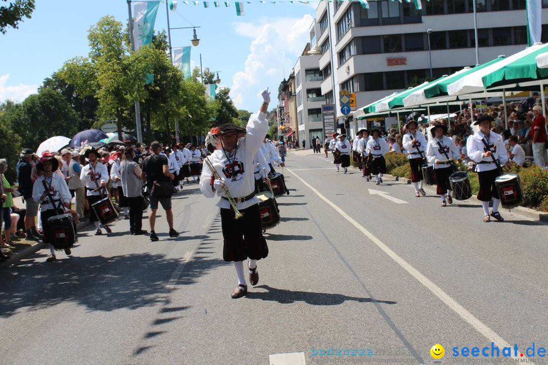 70. Seehasenfest mit Umzug: Friedrichshafen am Bodensee, 15.07.2018