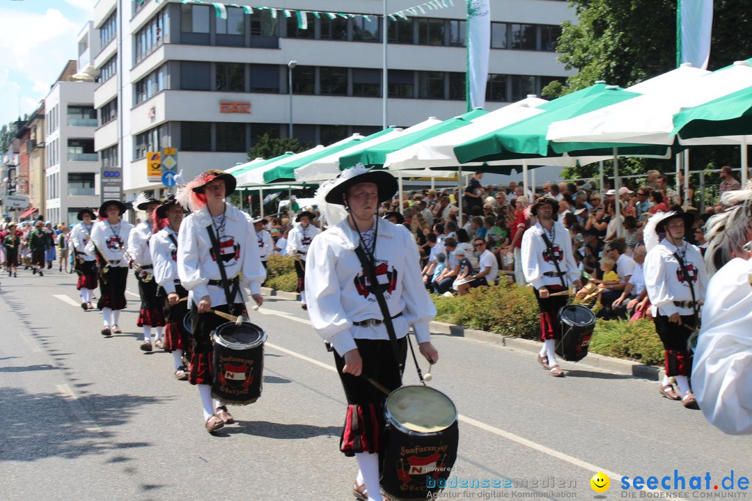 70. Seehasenfest mit Umzug: Friedrichshafen am Bodensee, 15.07.2018