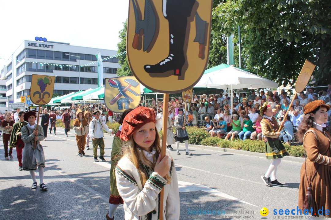 70. Seehasenfest mit Umzug: Friedrichshafen am Bodensee, 15.07.2018