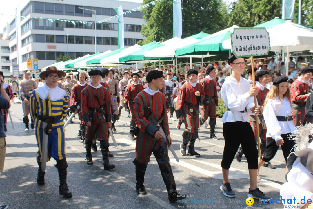 70. Seehasenfest mit Umzug: Friedrichshafen am Bodensee, 15.07.2018