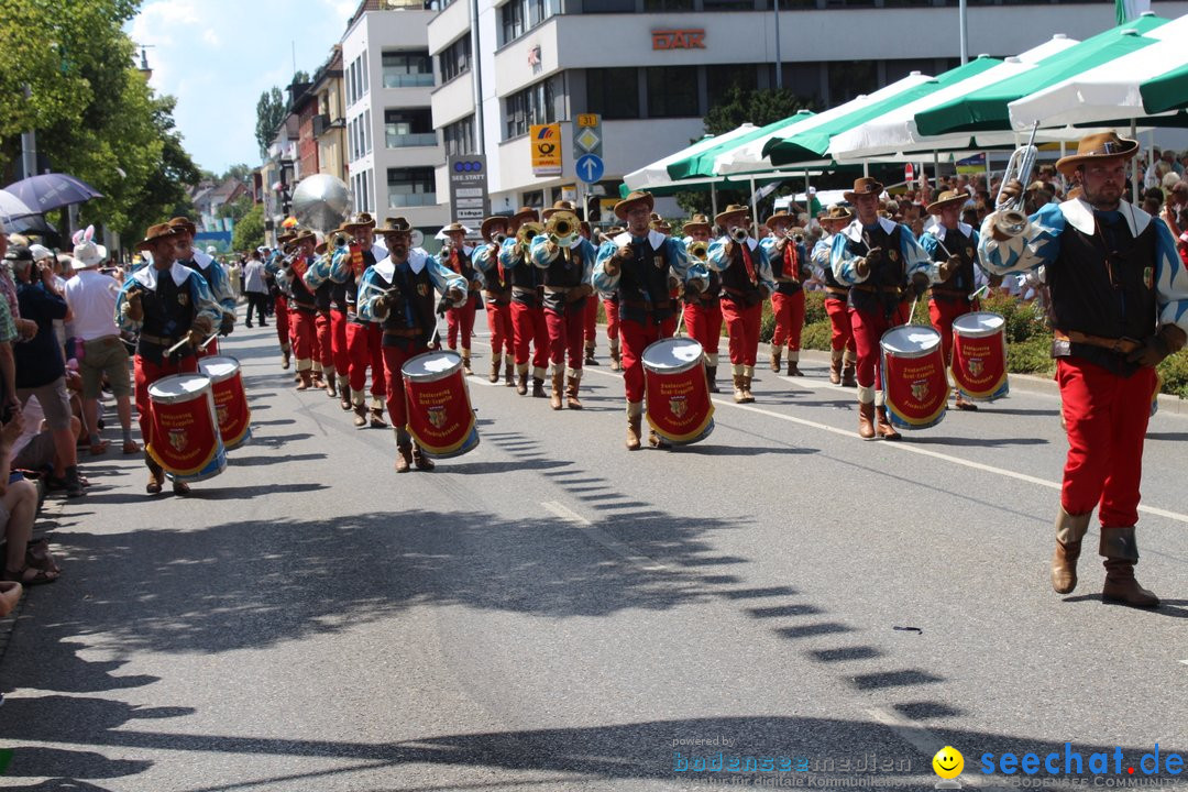70. Seehasenfest mit Umzug: Friedrichshafen am Bodensee, 15.07.2018