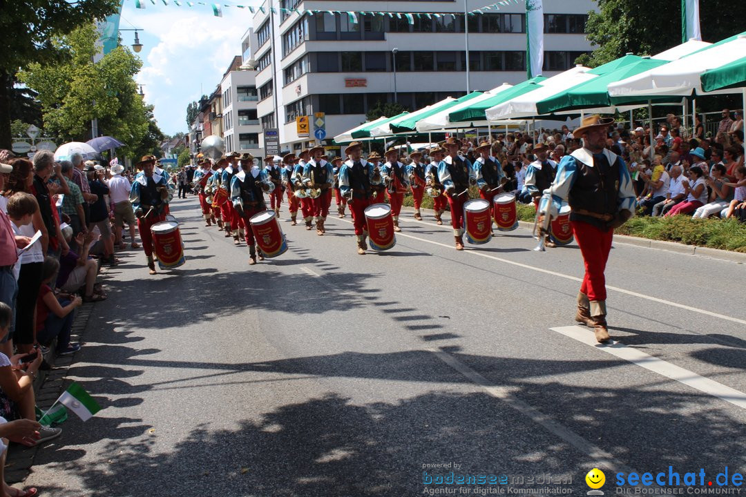70. Seehasenfest mit Umzug: Friedrichshafen am Bodensee, 15.07.2018