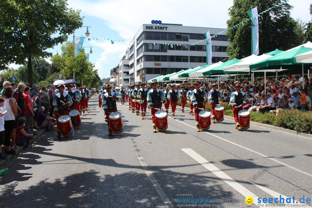 70. Seehasenfest mit Umzug: Friedrichshafen am Bodensee, 15.07.2018