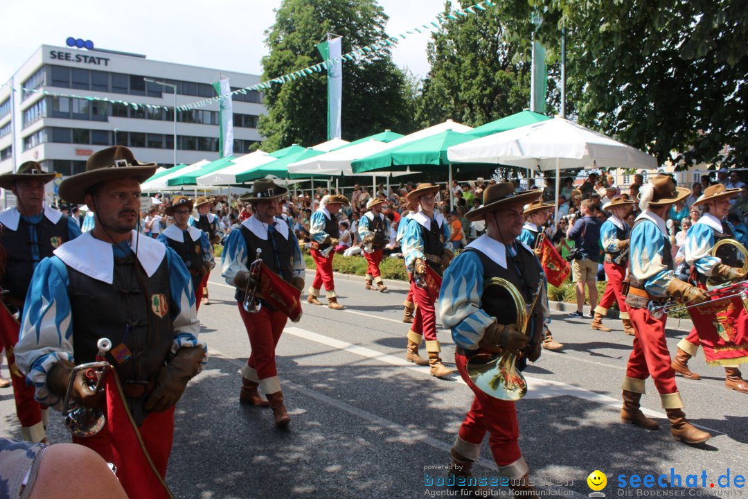 70. Seehasenfest mit Umzug: Friedrichshafen am Bodensee, 15.07.2018