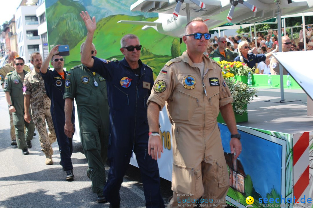 70. Seehasenfest mit Umzug: Friedrichshafen am Bodensee, 15.07.2018