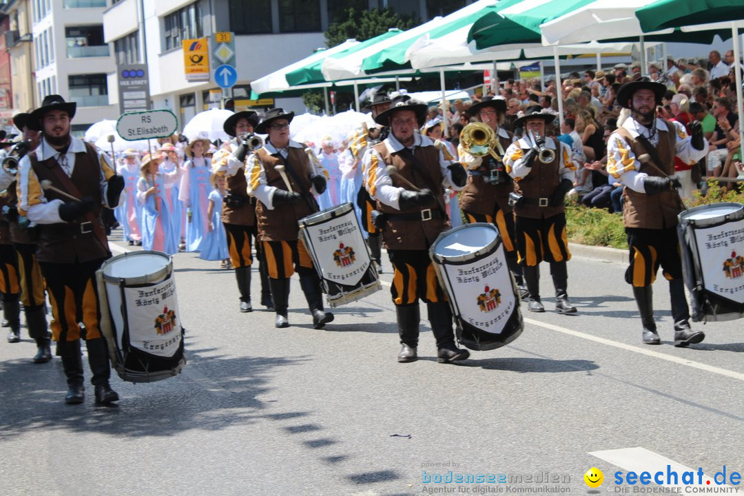 70. Seehasenfest mit Umzug: Friedrichshafen am Bodensee, 15.07.2018