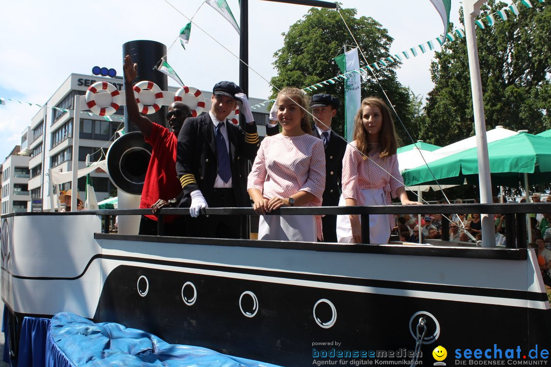 70. Seehasenfest mit Umzug: Friedrichshafen am Bodensee, 15.07.2018