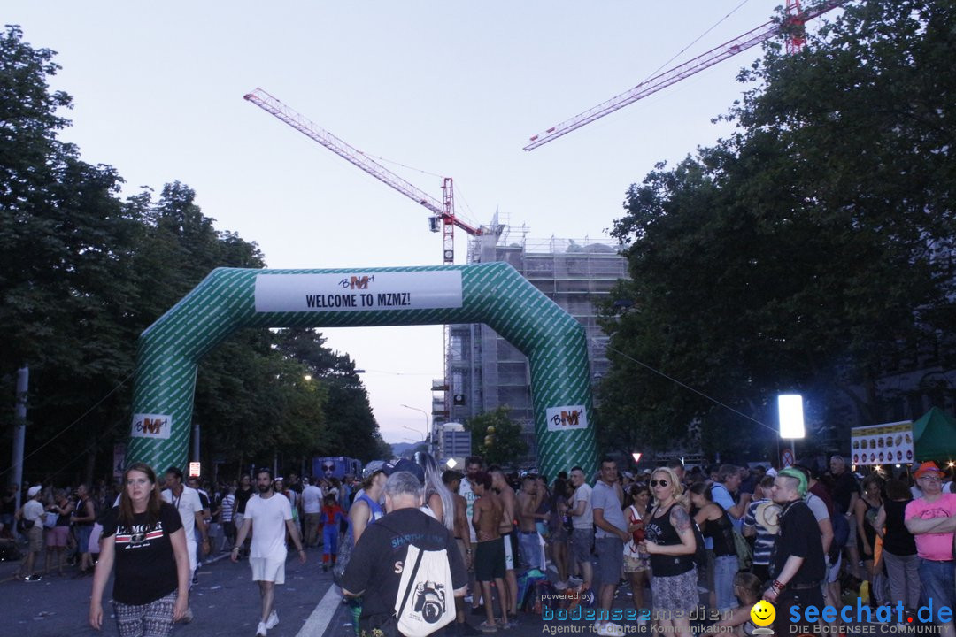 Streetparade 2018 - Culture of tolerance: Zuerich, 11.08.2018