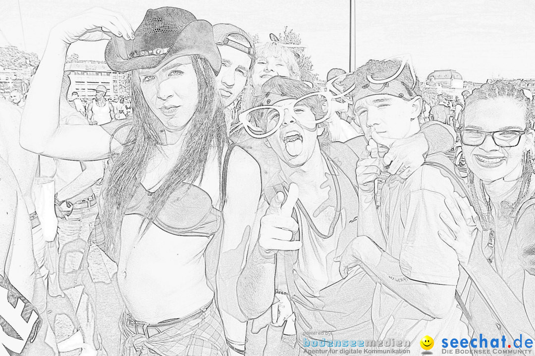 Streetparade 2018 - Culture of tolerance: Zuerich, 11.08.2018