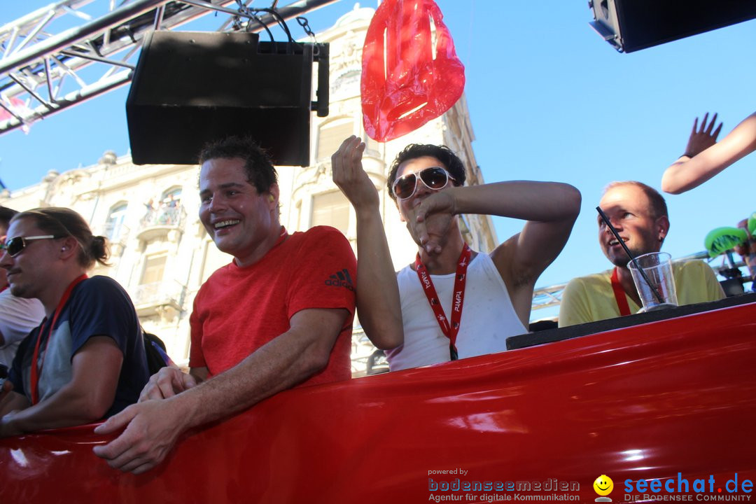 Streetparade 2018 - Culture of tolerance: Zuerich, 11.08.2018
