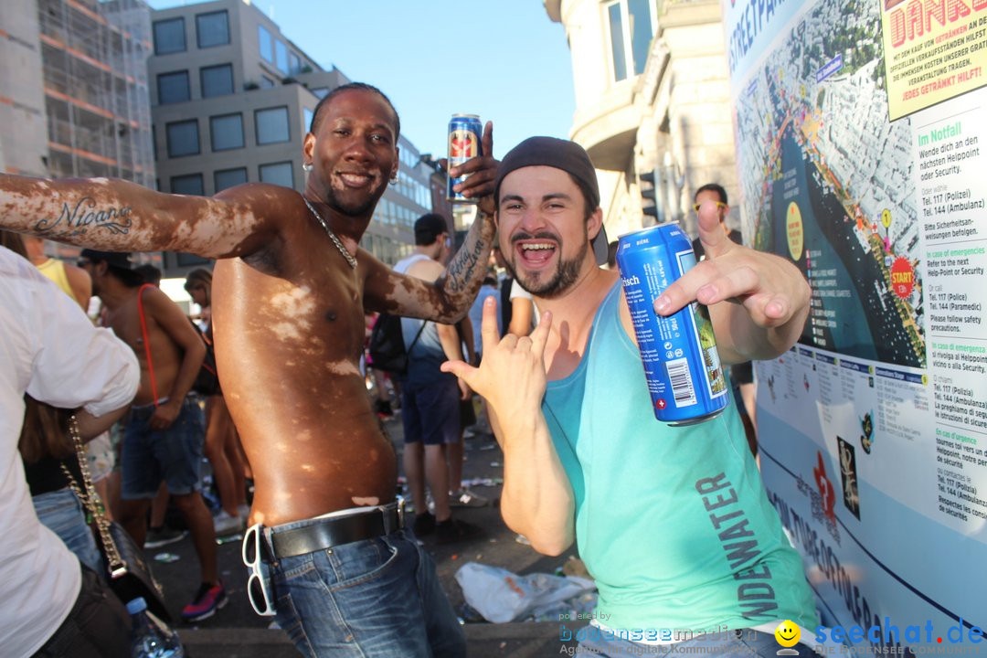 Streetparade 2018 - Culture of tolerance: Zuerich, 11.08.2018