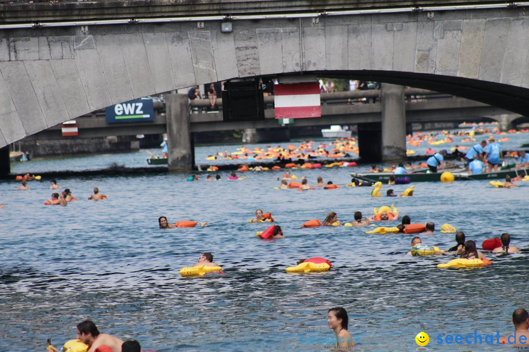 54. Zuercher Limmatschwimmen: Zuerich - Schweiz, 18.08.2018