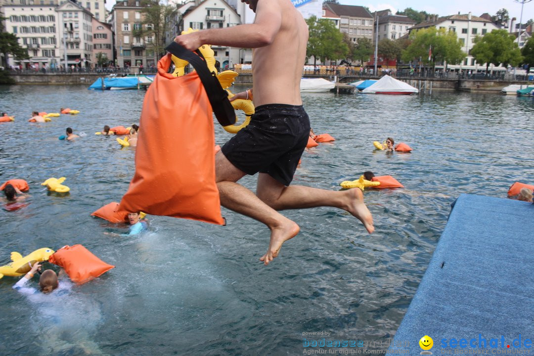 54. Zuercher Limmatschwimmen: Zuerich - Schweiz, 18.08.2018