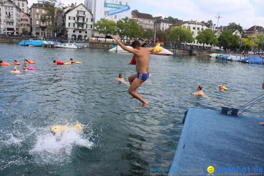 54. Zuercher Limmatschwimmen: Zuerich - Schweiz, 18.08.2018