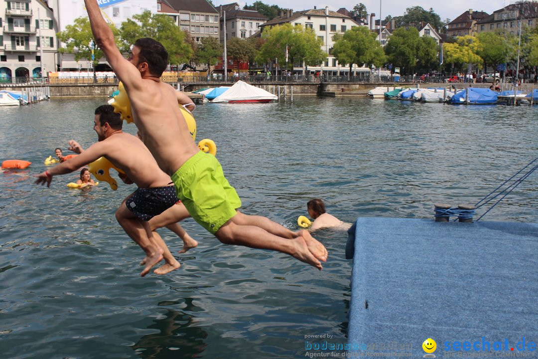54. Zuercher Limmatschwimmen: Zuerich - Schweiz, 18.08.2018