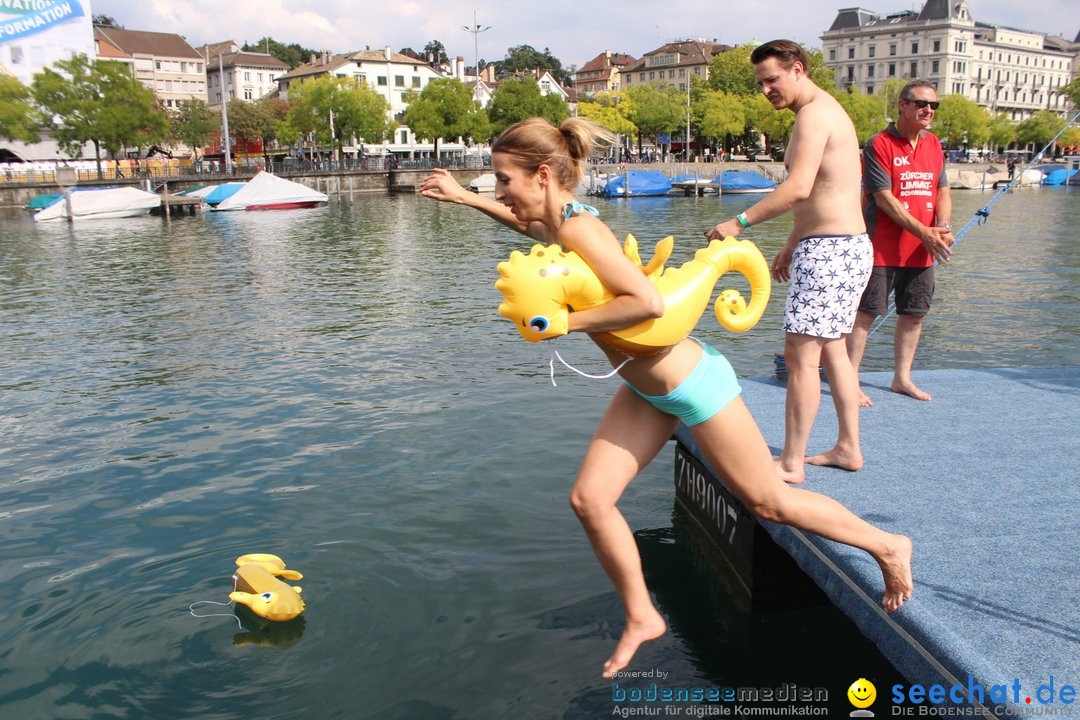 54. Zuercher Limmatschwimmen: Zuerich - Schweiz, 18.08.2018
