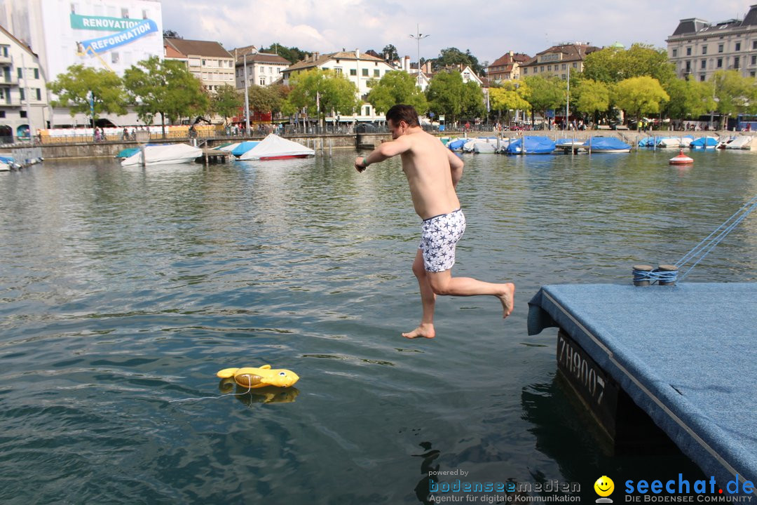 54. Zuercher Limmatschwimmen: Zuerich - Schweiz, 18.08.2018