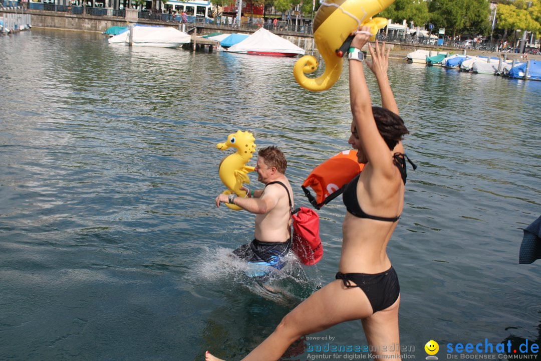 54. Zuercher Limmatschwimmen: Zuerich - Schweiz, 18.08.2018