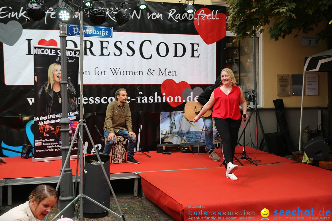 Altstadtfest mit Modenschau: Radolfzell am Bodensee, 01.09.2018