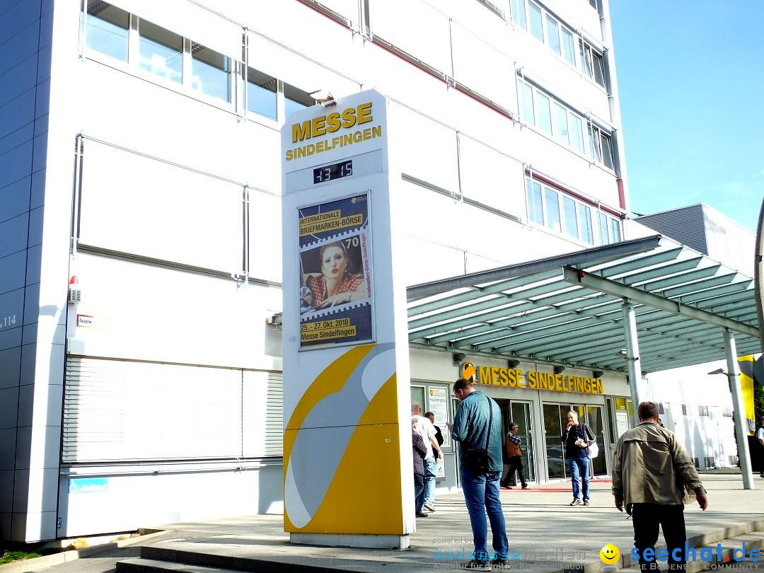 Briefmarkenmesse: Sindelfingen bei Stuttgart, 26.10.2018