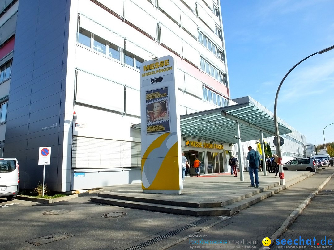 Briefmarkenmesse: Sindelfingen bei Stuttgart, 26.10.2018