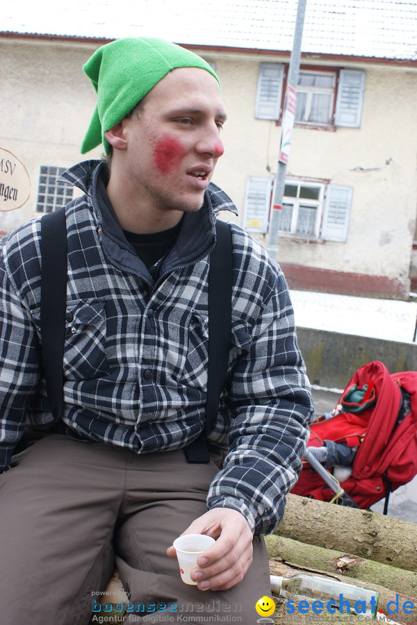 Narrensprung - Besenwirtschaft: Nenzingen, 14.02.2010