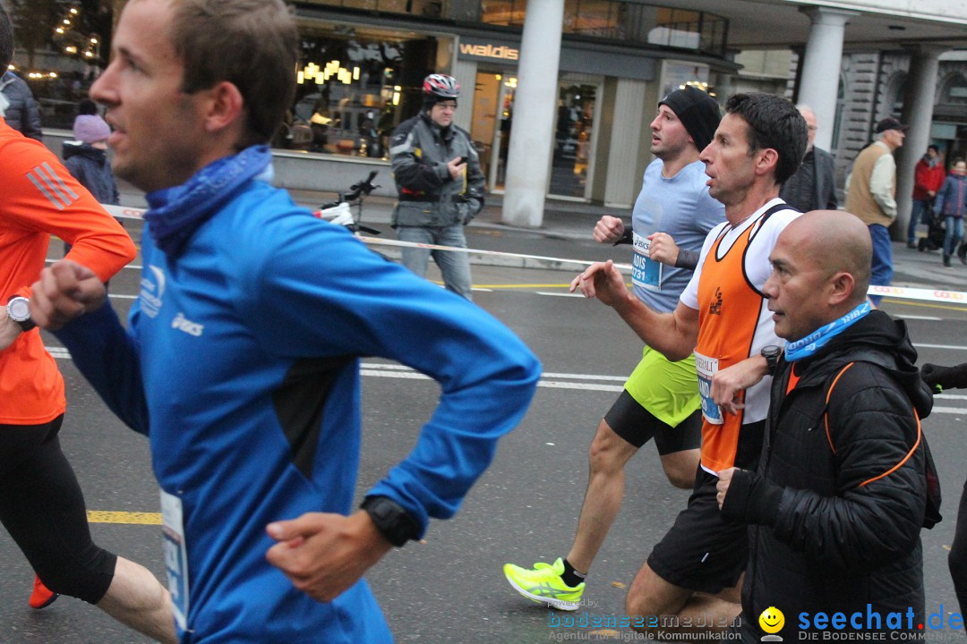 Swiss City Marathon: Lucerne Luzern Schweiz Switzerland, 28.10.2018