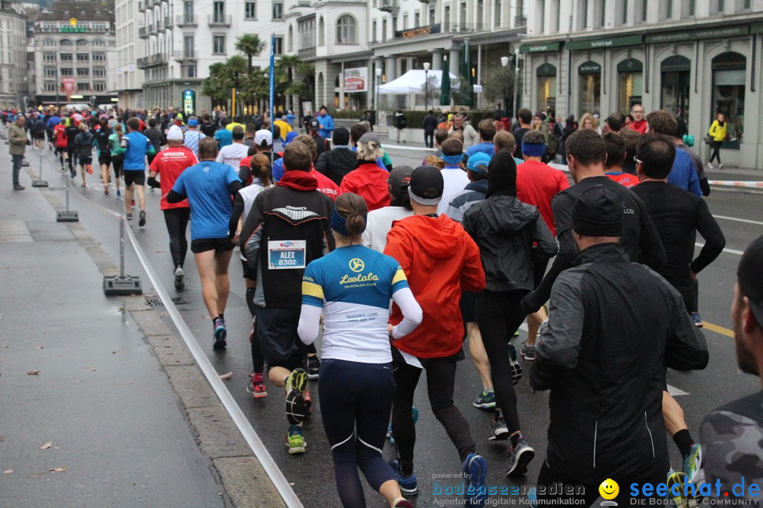 Swiss City Marathon: Lucerne Luzern Schweiz Switzerland, 28.10.2018
