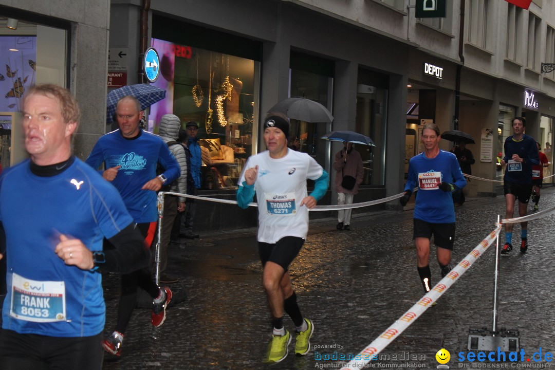 Swiss City Marathon: Lucerne Luzern Schweiz Switzerland, 28.10.2018