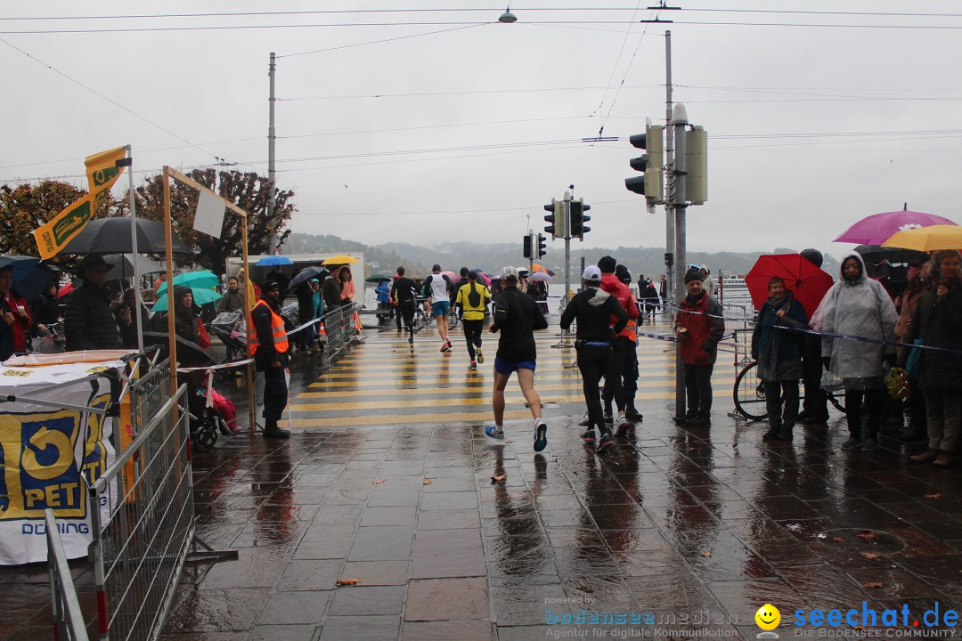 Swiss City Marathon: Lucerne Luzern Schweiz Switzerland, 28.10.2018
