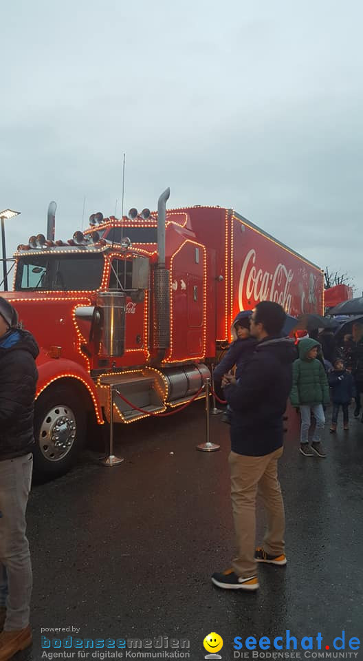 XMAS Coca-Cola Weihnachtstruck: St. Margrethen, 23.12.2018