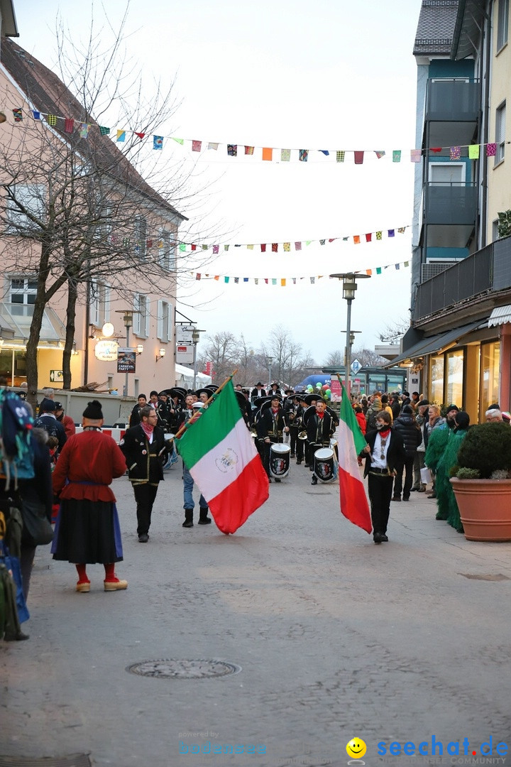 Gruenderumzug und Narrenbaumstellen: Friedrichshafen, 02.02.2019