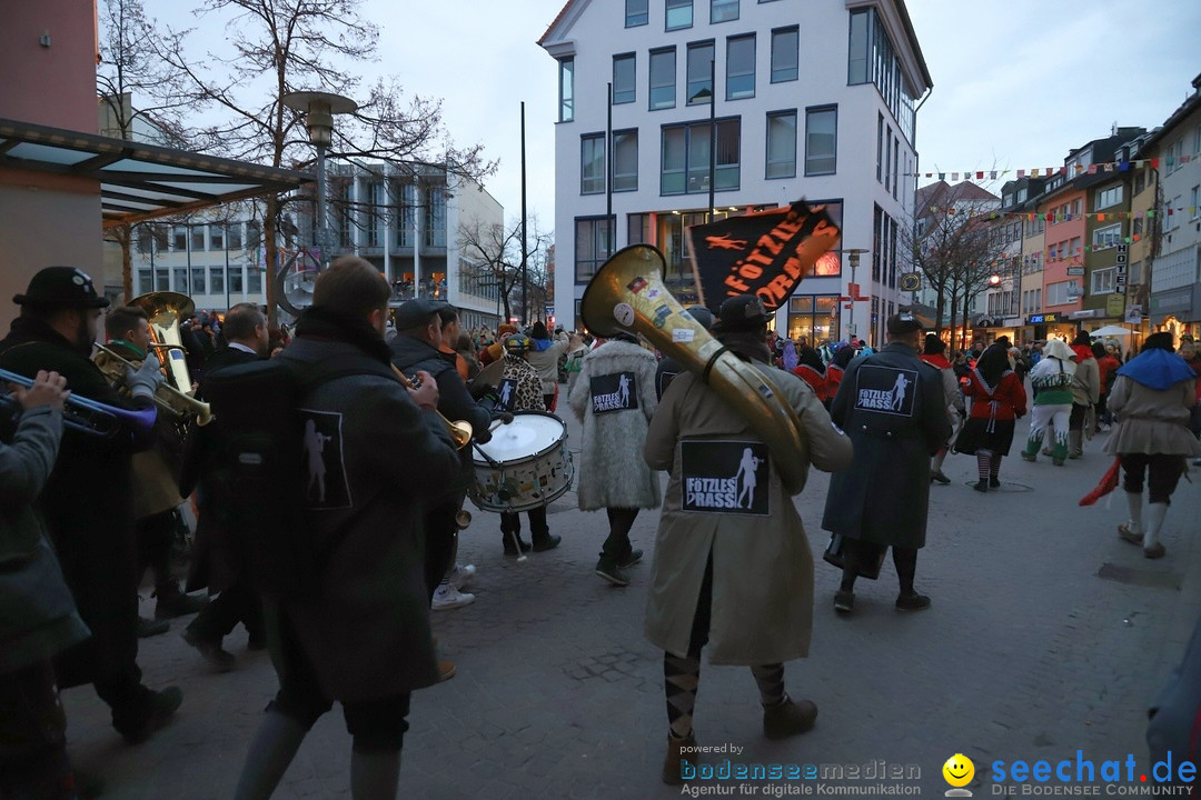 Gruenderumzug und Narrenbaumstellen: Friedrichshafen, 02.02.2019
