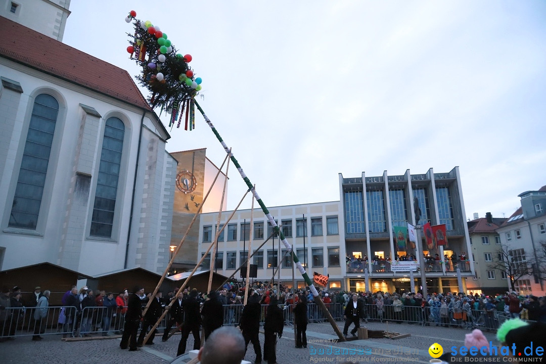 Gruenderumzug und Narrenbaumstellen: Friedrichshafen, 02.02.2019