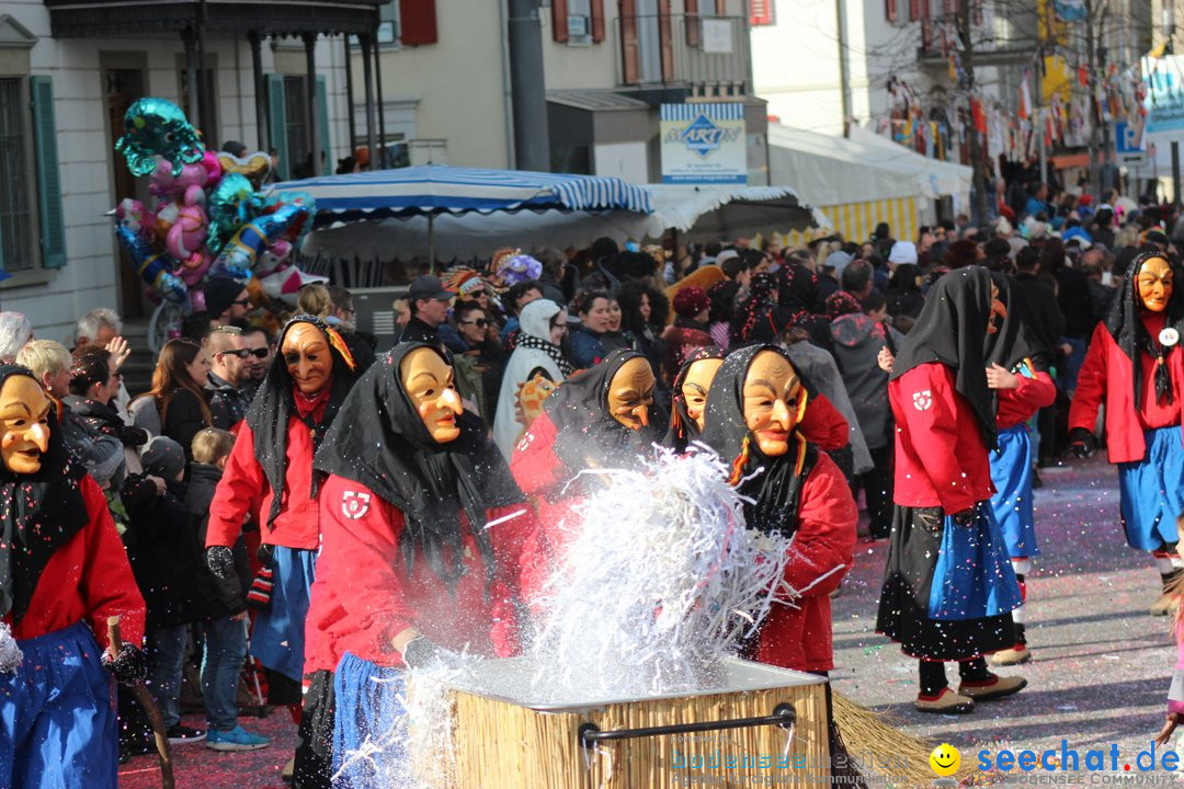 Fasnetsumzug - Fasching: Kreuzlingen am Bodensee, 24.02.2019