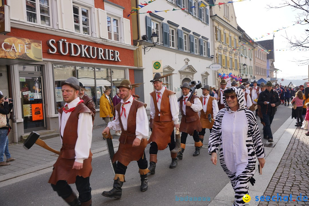 Narrenbaumstellen: Stockach am Bodensee, 28.02.2019