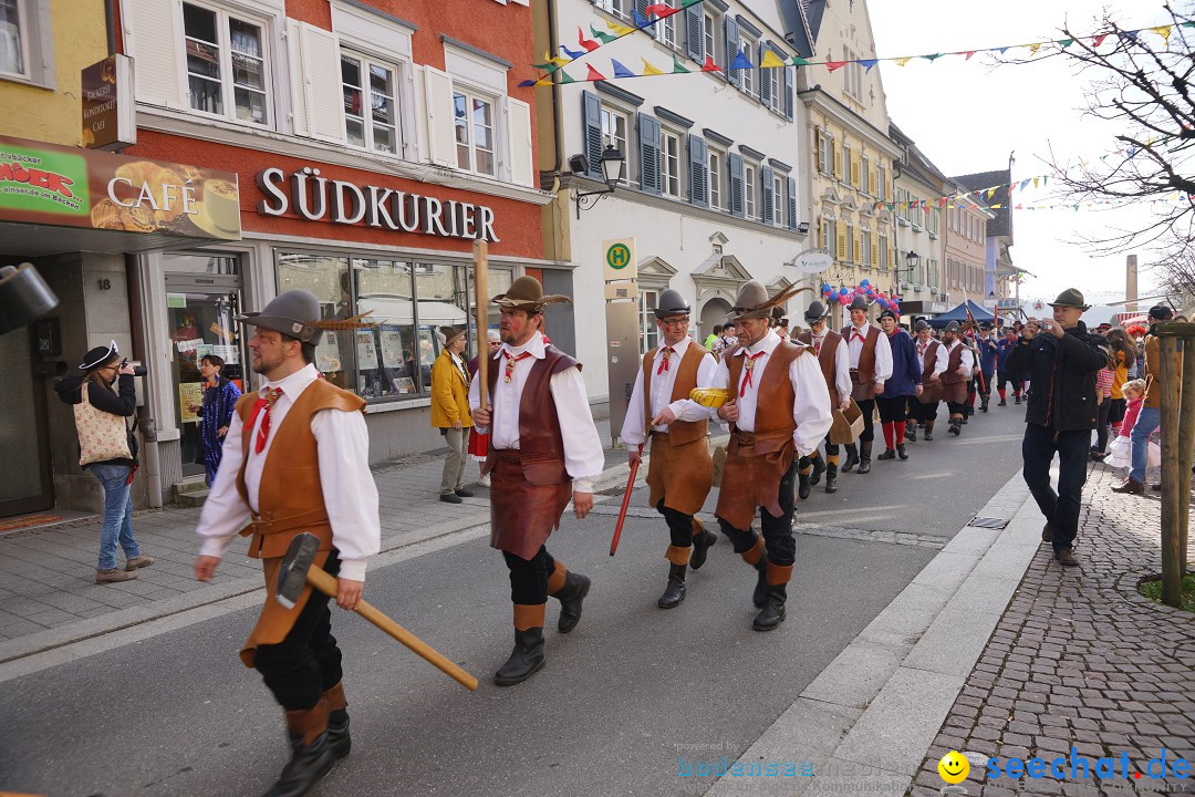 Narrenbaumstellen: Stockach am Bodensee, 28.02.2019