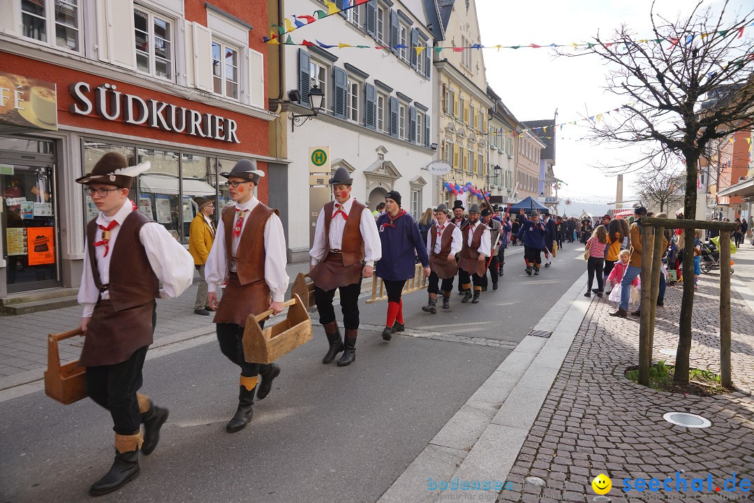 Narrenbaumstellen: Stockach am Bodensee, 28.02.2019