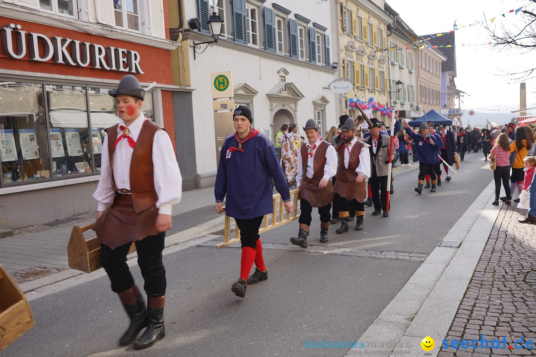 Narrenbaumstellen: Stockach am Bodensee, 28.02.2019