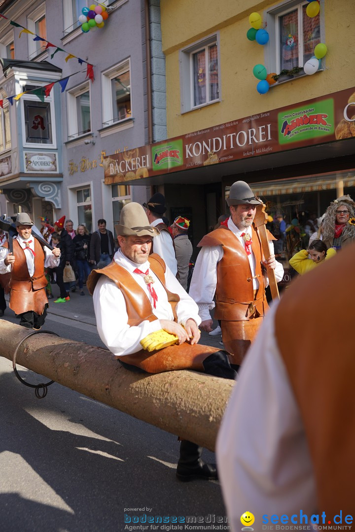 Narrenbaumstellen: Stockach am Bodensee, 28.02.2019