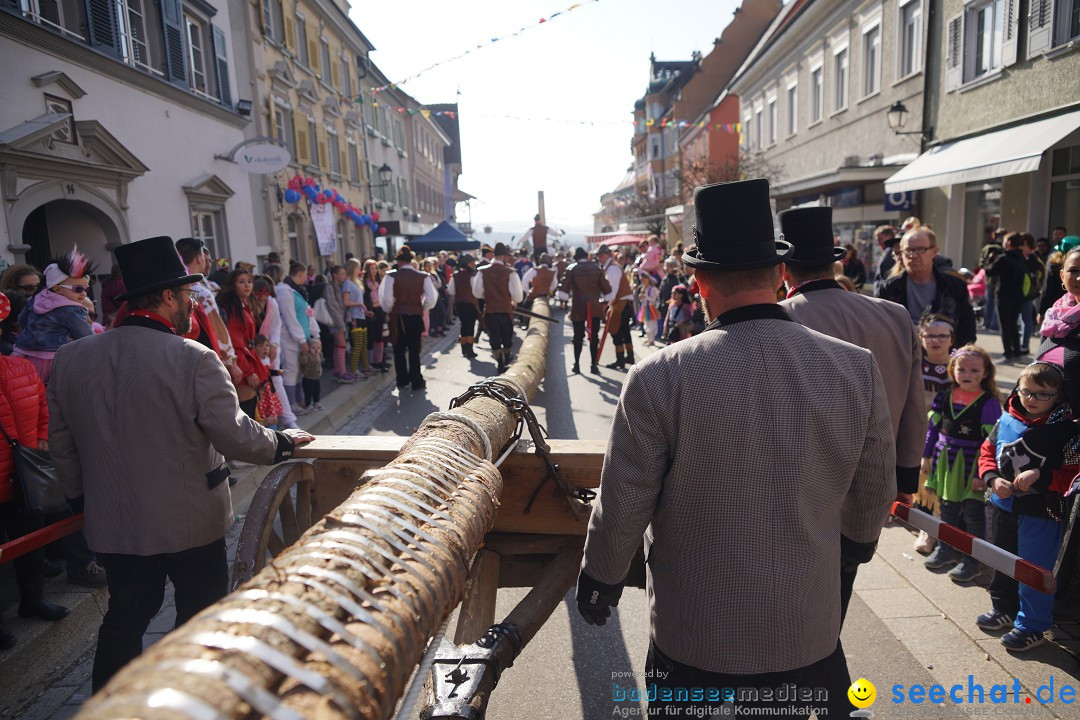 Narrenbaumstellen: Stockach am Bodensee, 28.02.2019