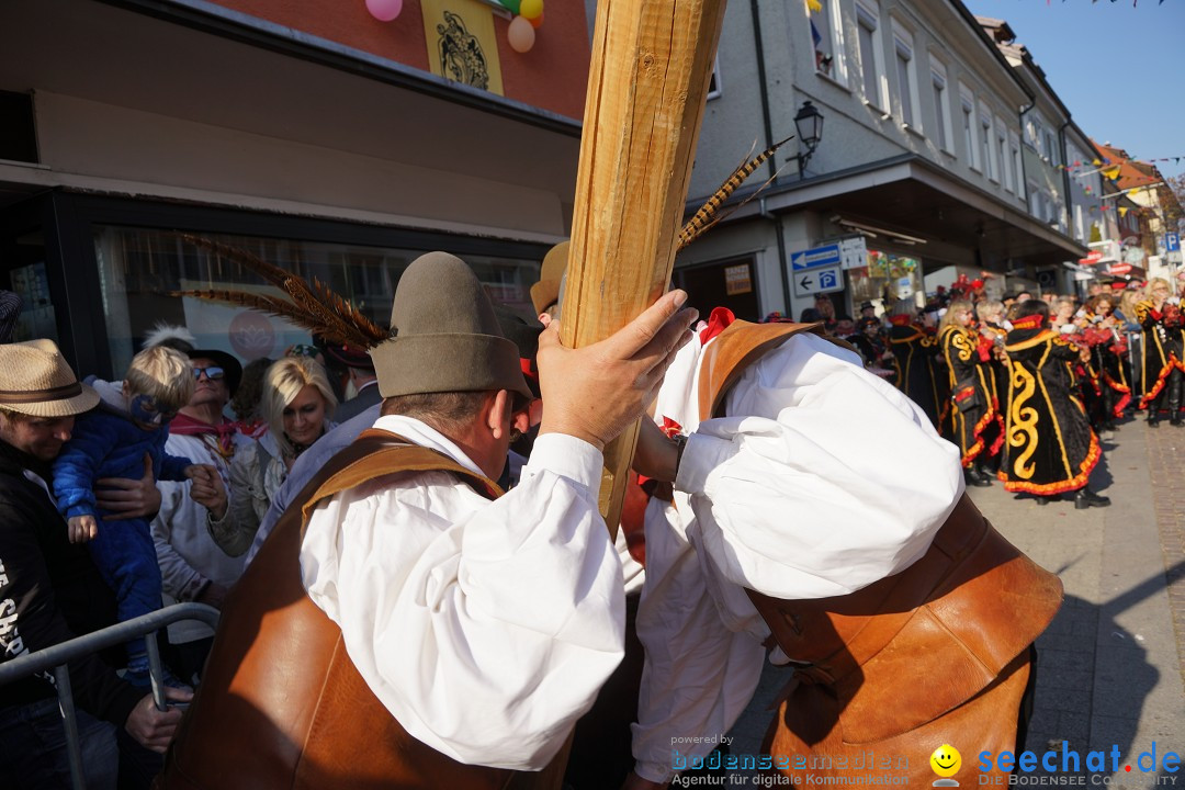 Narrenbaumstellen: Stockach am Bodensee, 28.02.2019