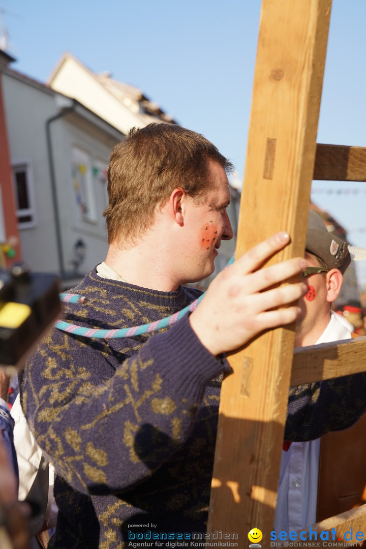 Narrenbaumstellen: Stockach am Bodensee, 28.02.2019