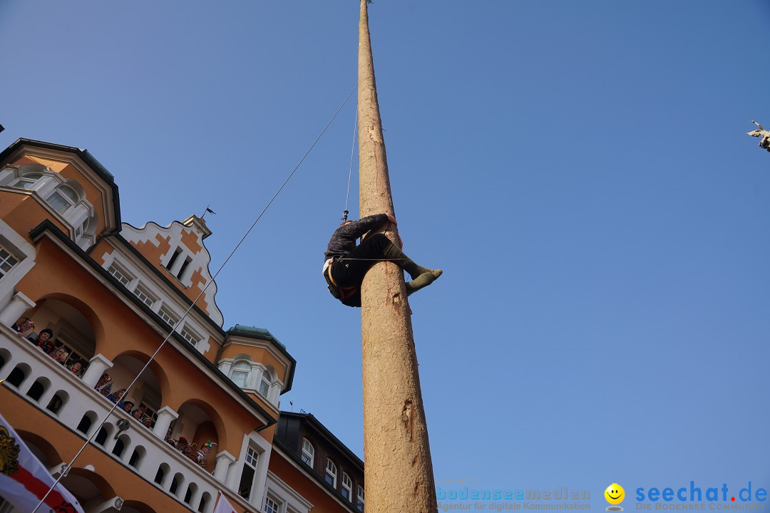 Narrenbaumstellen: Stockach am Bodensee, 28.02.2019