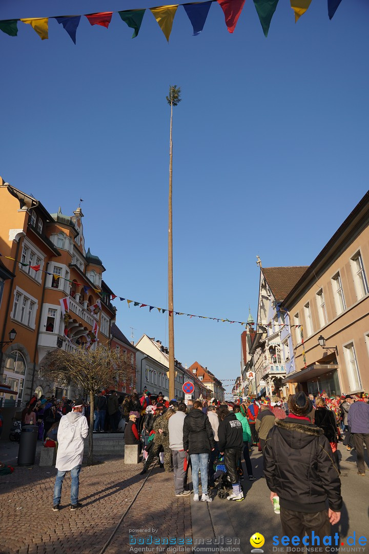 Narrenbaumstellen: Stockach am Bodensee, 28.02.2019